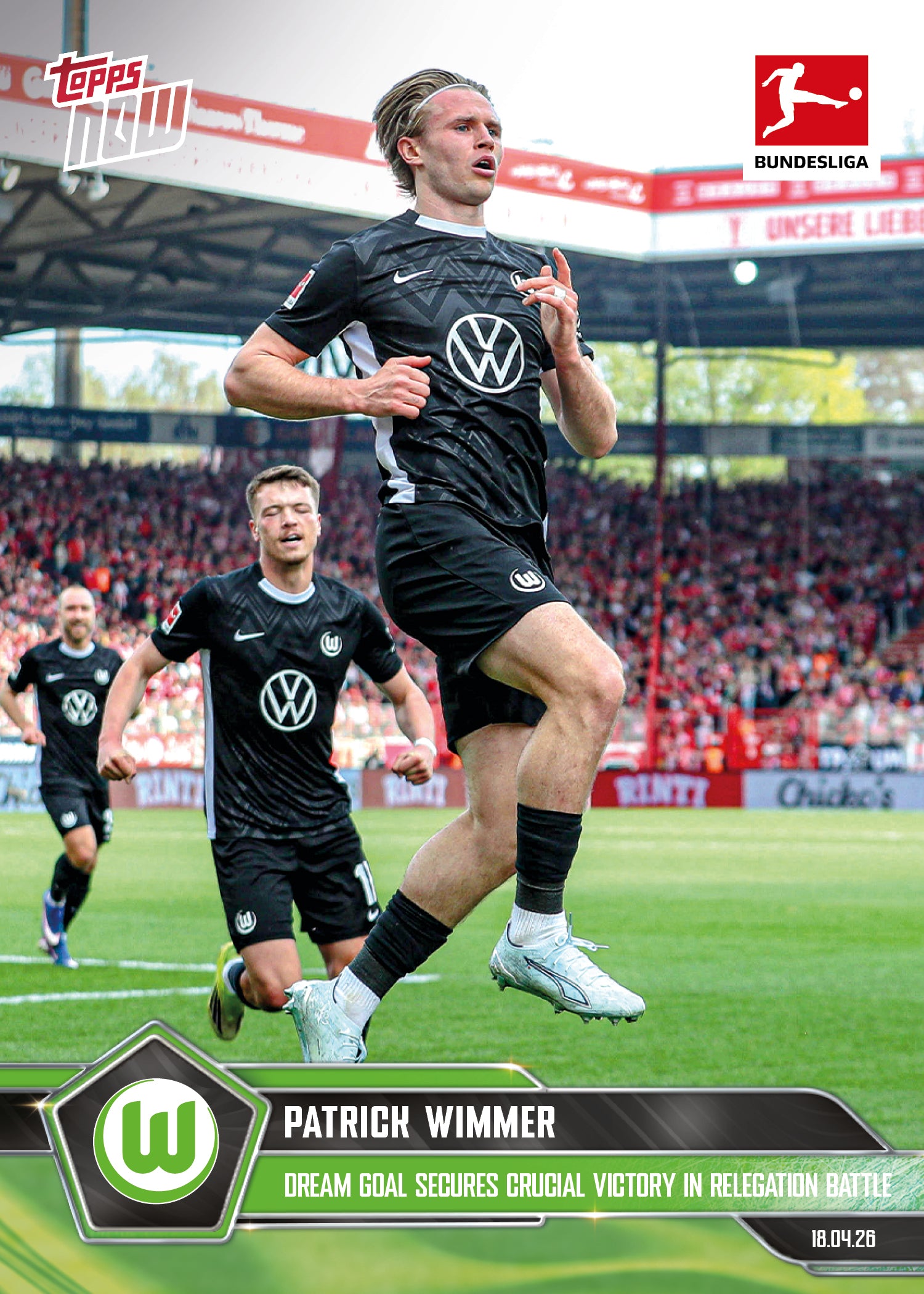 Patrick Wimmer - 2025-26 Bundesliga Topps NOW - Card 175 - PR: 134