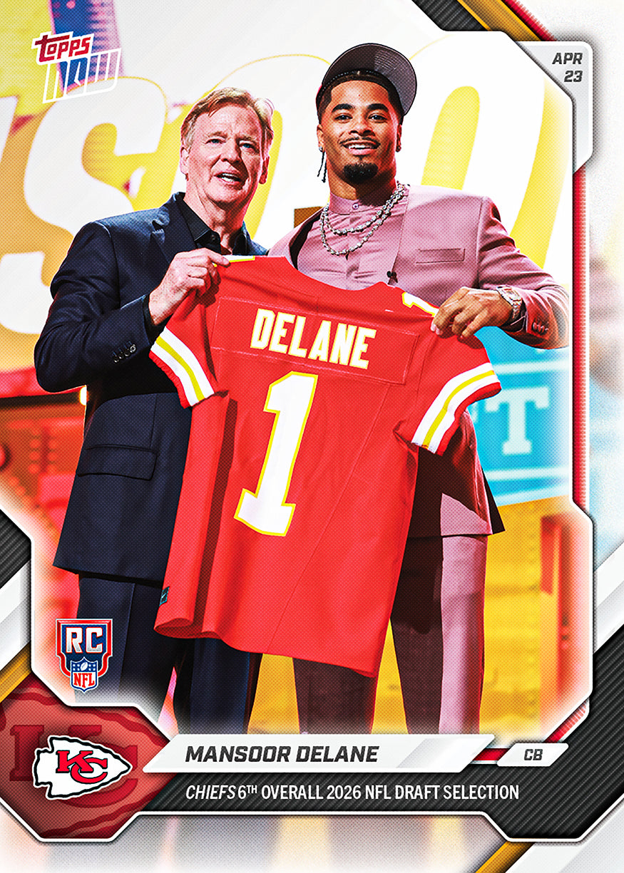 Mansoor Delane - 2026 NFL Topps NOW - Card MDEL - PR: 2023