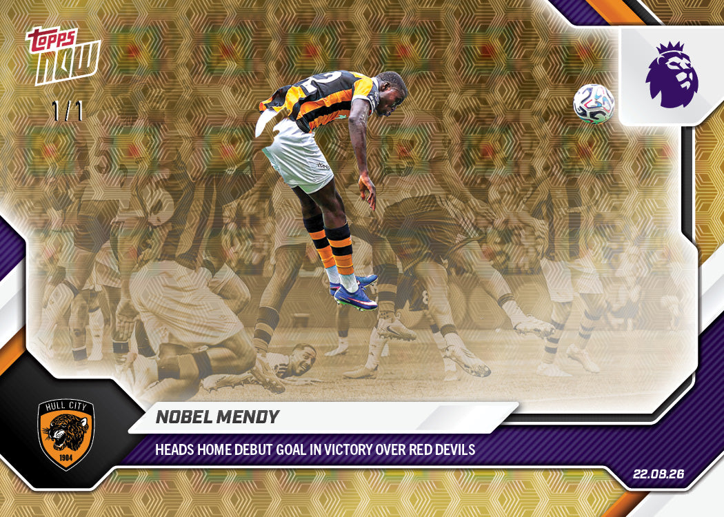 Nobel Mendy - 2026-27 Premier League Topps NOW - Card 5 - PR: 411 - Image 2