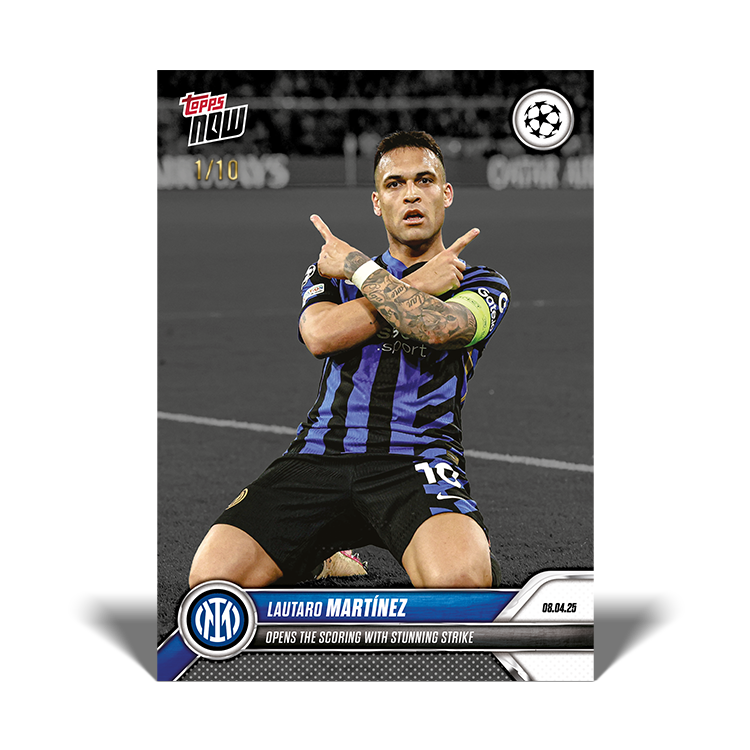 Lautaro Martínez - 2024-25 UCL Topps NOW - Card 132 - PR: 265 - Image 4