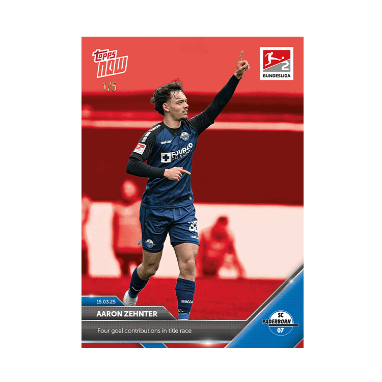 Aaron Zehnter - 2024-25 Bundesliga Topps NOW Card 144 - PR: 136 - Image 4