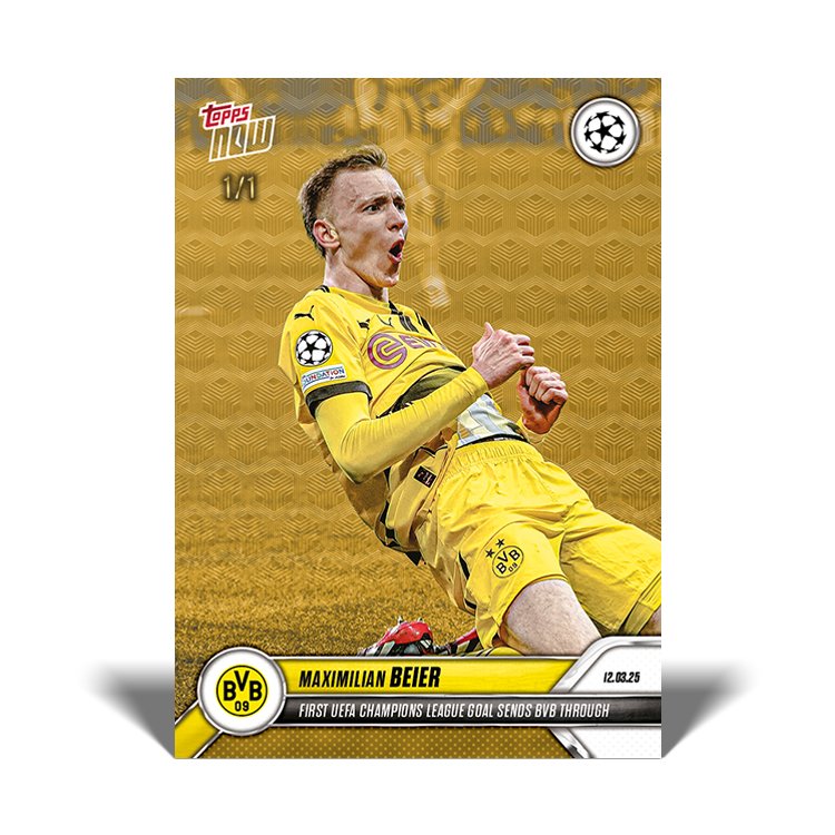 Maximilian Beier - 2024-25 UCL Topps NOW Card 126 - PR: 153 - Image 3