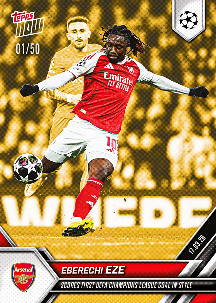 Eberechi Eze - 2025-26 UCL Topps NOW - Card 109 - PR: 987 - Image 6