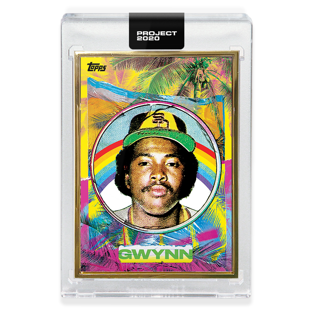 Topps PROJECT 2020 Card 366 - 1983 Tony Gwynn by Tyson Beck - Print Run:2452 - Image 2