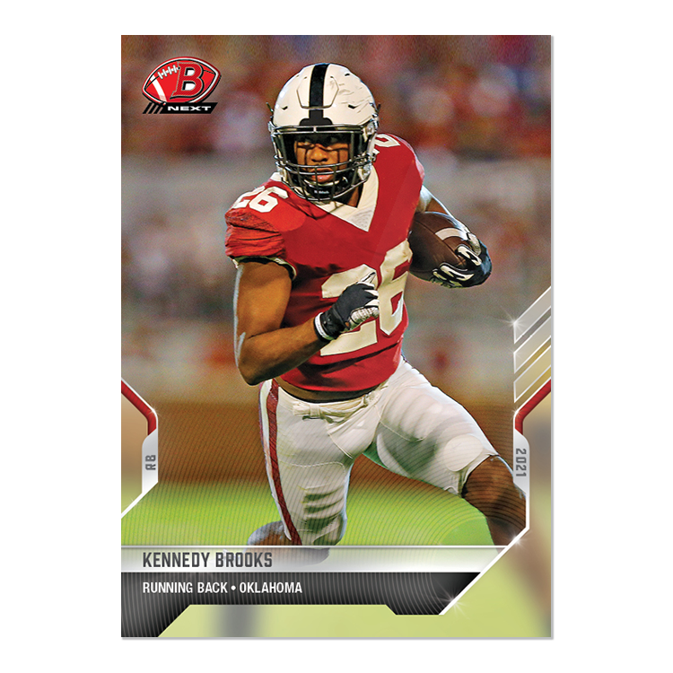 Kennedy Brooks - 2021 Bowman NEXT TOPPS NOW Football - Card #4 - PR: 327