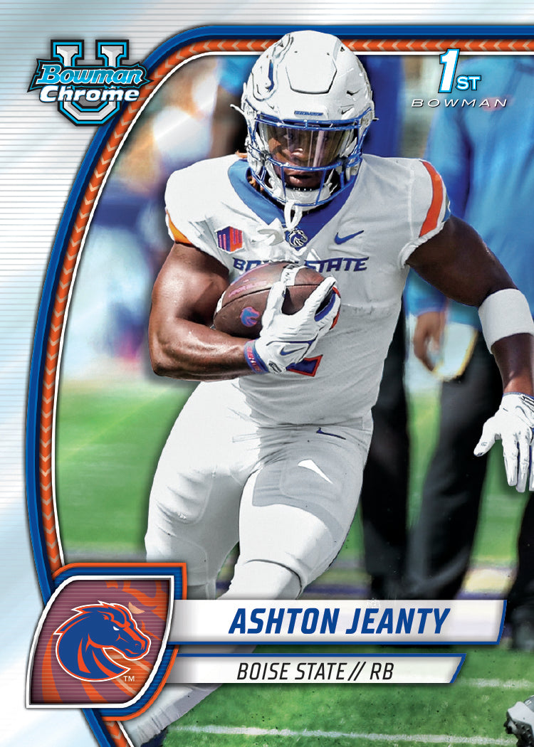 Alternative view of 2024 Bowman University Chrome Football - Hobby Box - Sealed Case