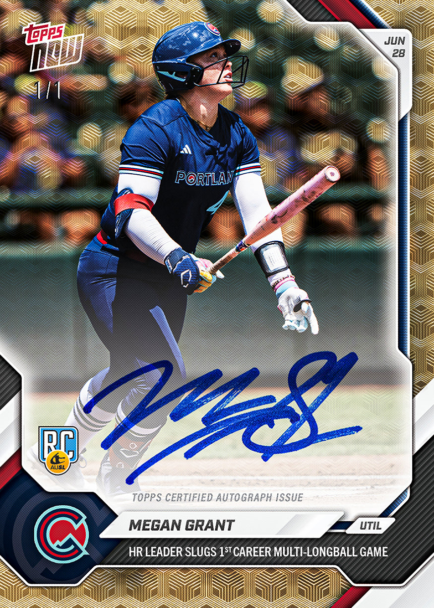 Megan Grant - 2026 AUSL Topps NOW - Card 22 - PR: 1363 - Image 2