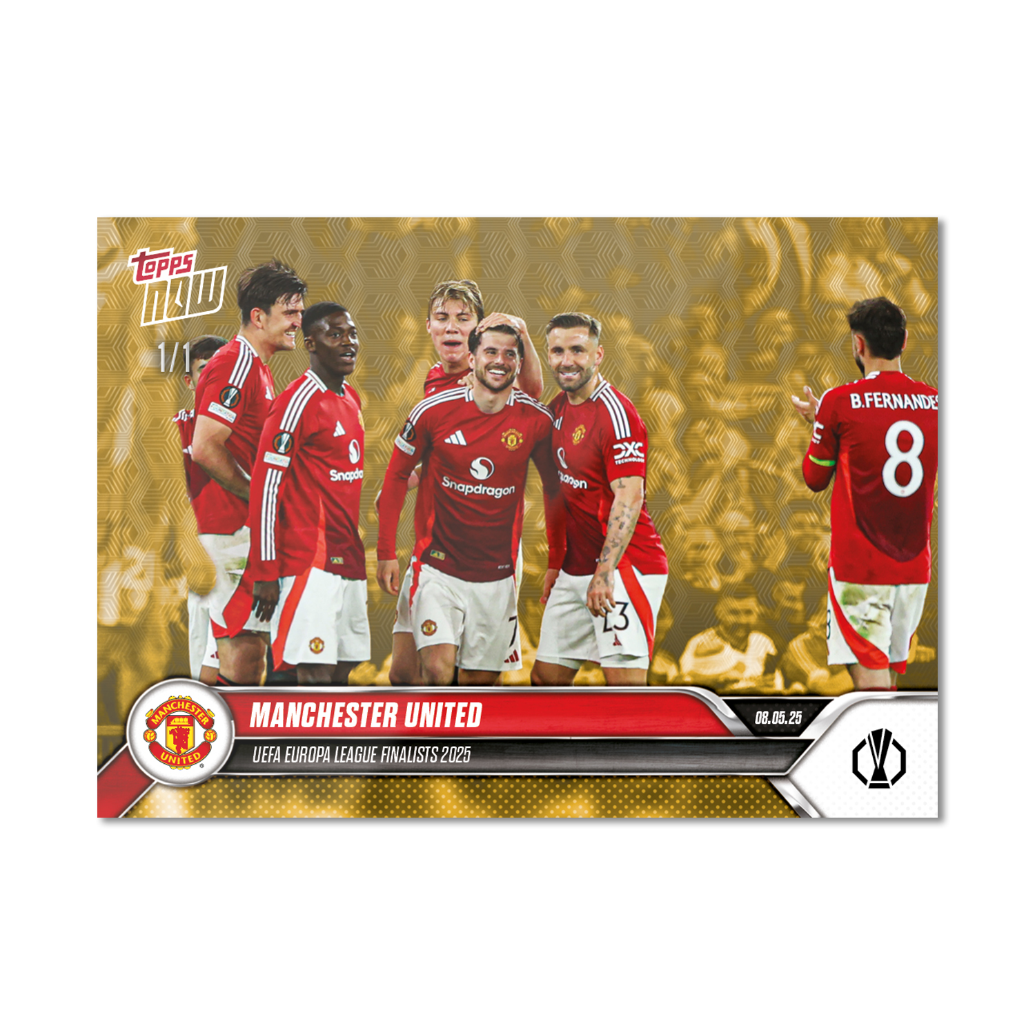 Manchester United - 2024-25 UEL Topps NOW Card 31 - Image 2