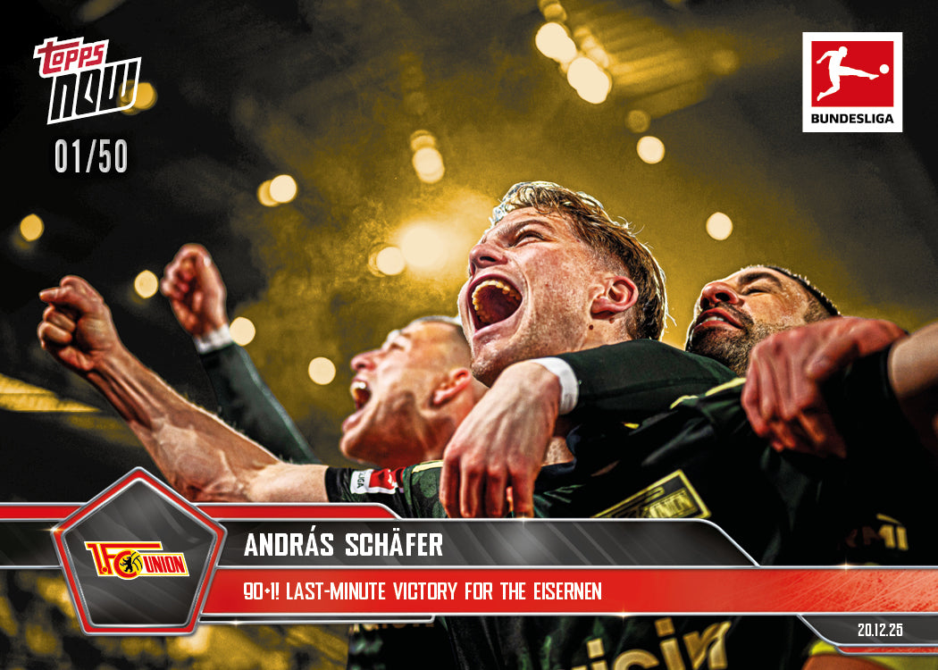 András Schäfer - 2025-26 Bundesliga Topps NOW - Card 85 - PR: 188 - Image 6