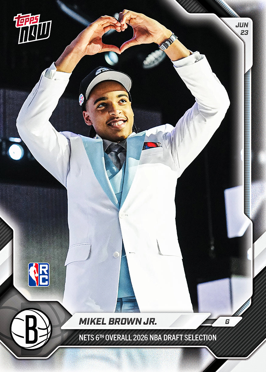Mikel Brown Jr. - 2026-27 NBA Topps NOW - Card MBRO - PR: 2464