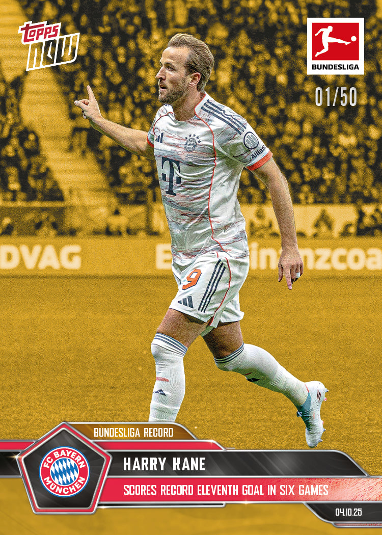 Harry Kane - 2025-26 Bundesliga Topps NOW - Card 39 - PR: 329 - Image 6