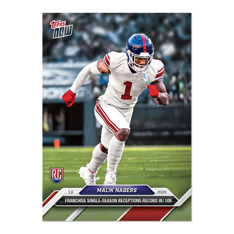 Malik Nabers - 2024 Topps NOW Football Card 21 - PR: 1540