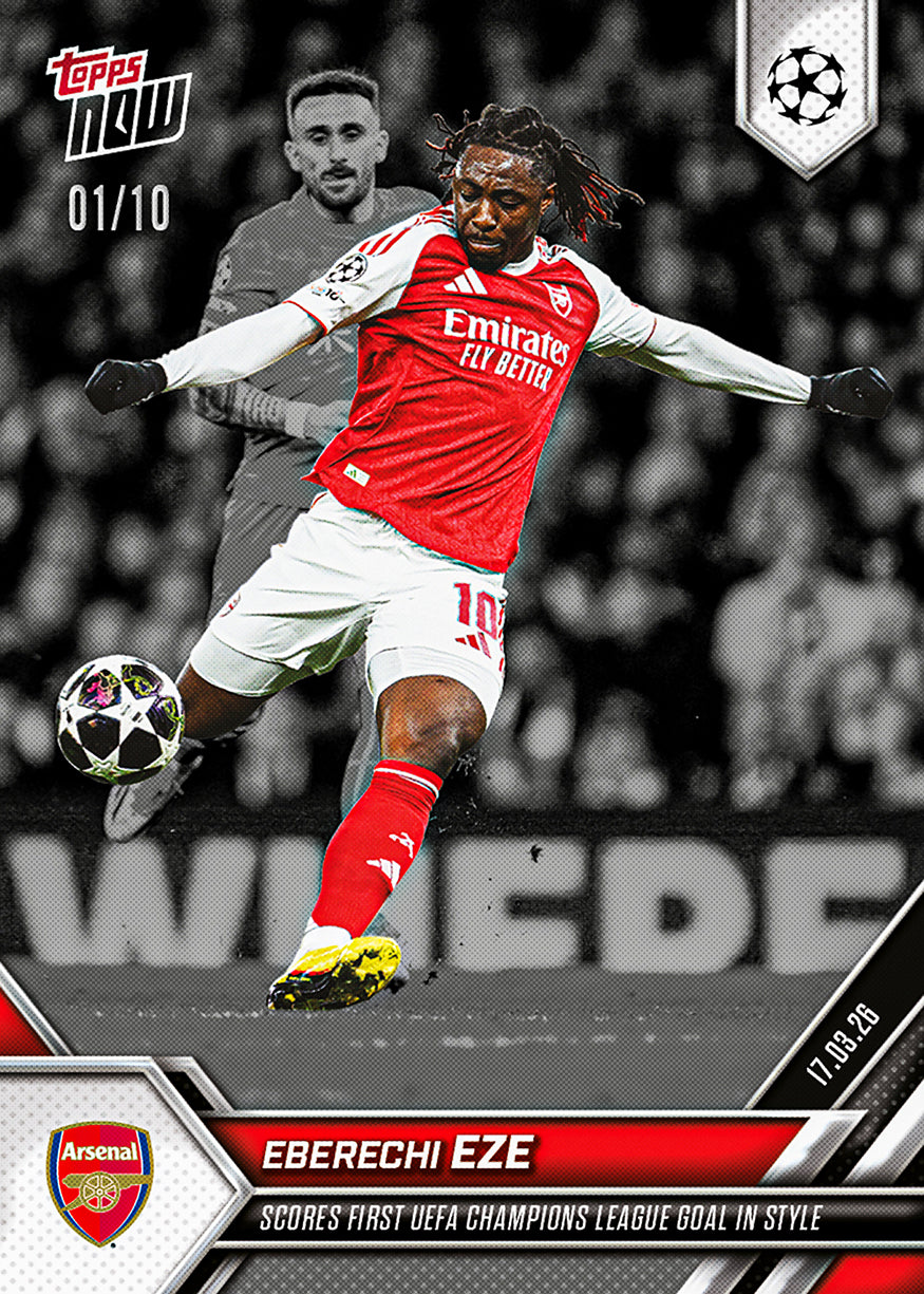 Eberechi Eze - 2025-26 UCL Topps NOW - Card 109 - PR: 987 - Image 4