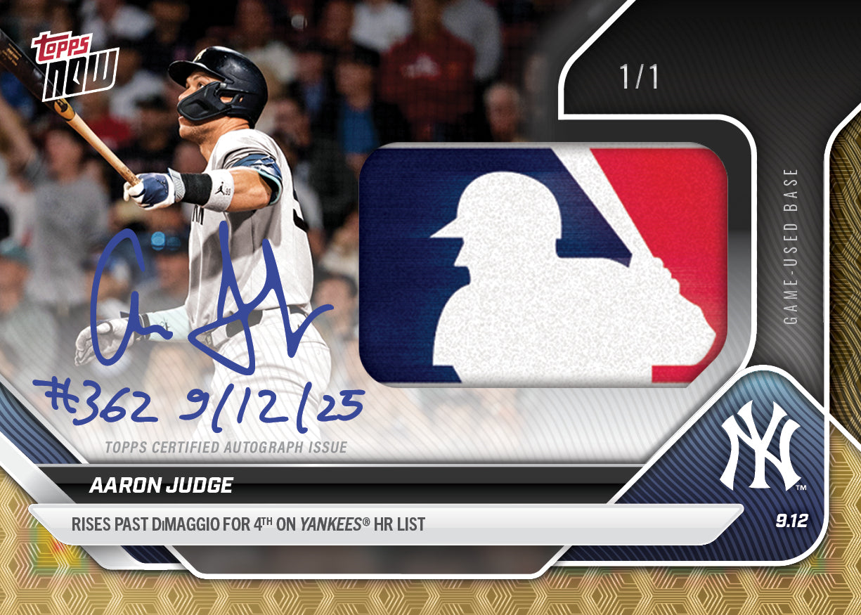 Aaron Judge - 2025 MLB Topps NOW - Card 697 - LOOK FOR RELICS OR AUTO-RELIC - PR: 13765 - Image 2