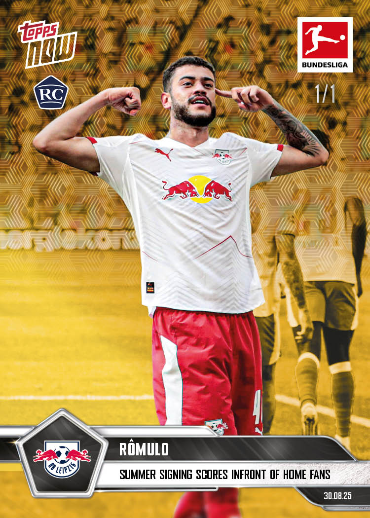 Romulo - 2025-26 Bundesliga Topps NOW - Card 14 - PR: 285 - Image 2