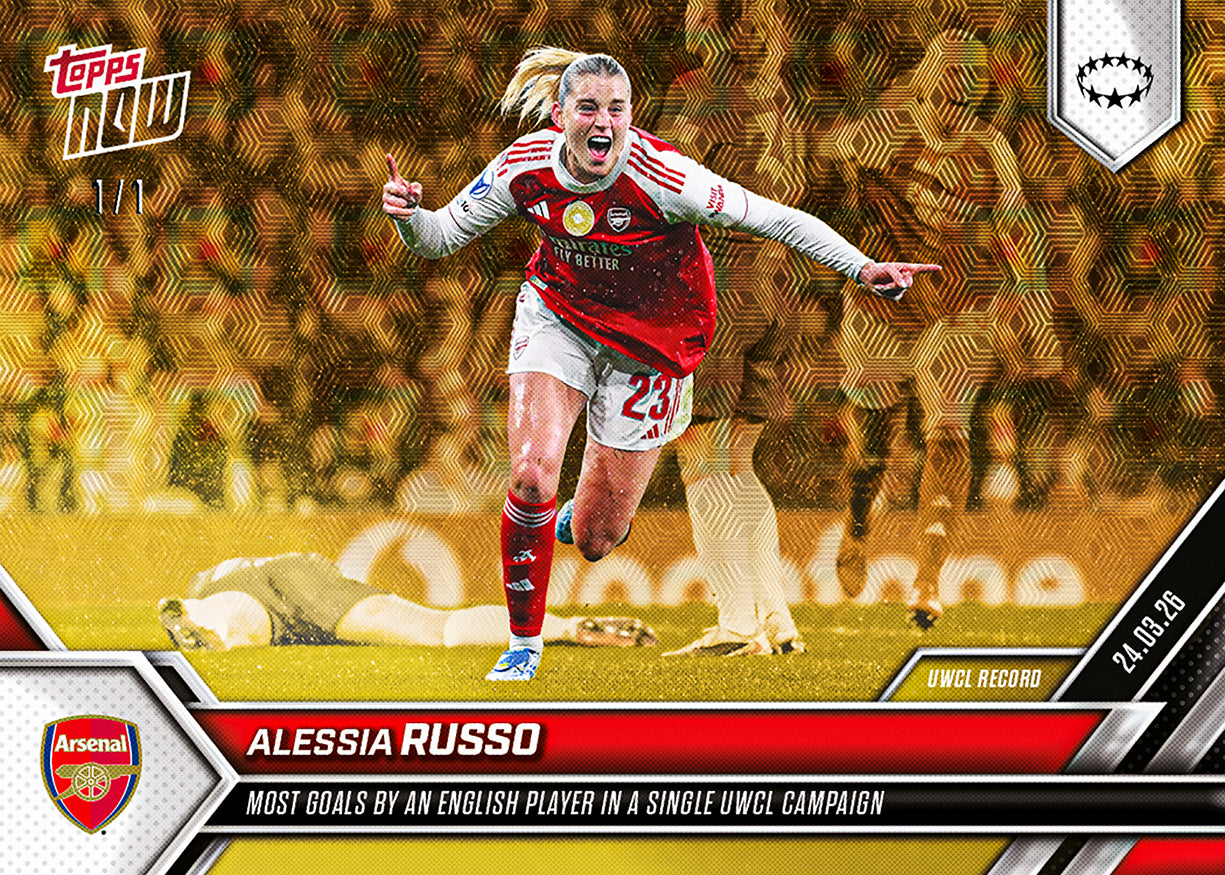 Alessia Russo - 2025-26 UWCL Topps NOW - Card 22 - PR: 768 - Image 2