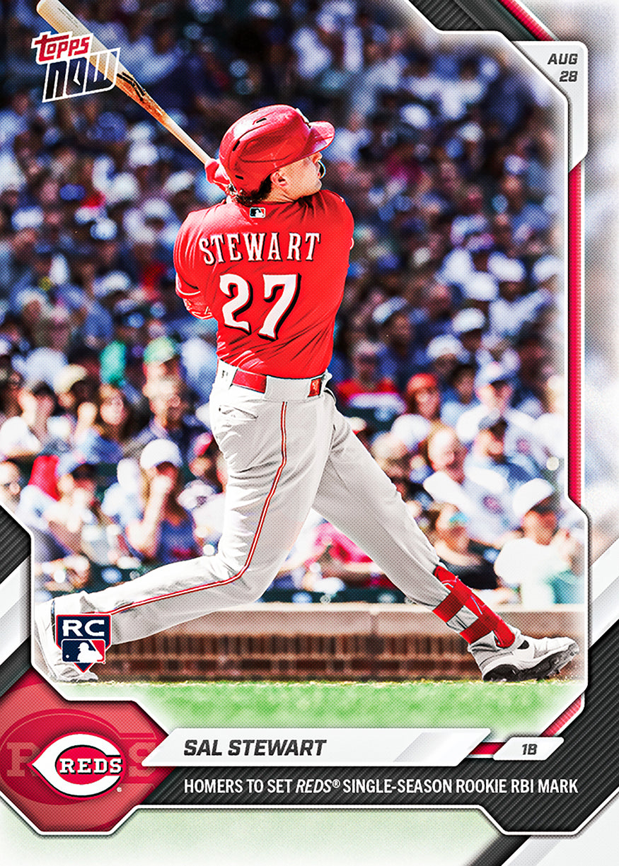 Sal Stewart - 2026 MLB Topps NOW - Card 604 - PR: 3656