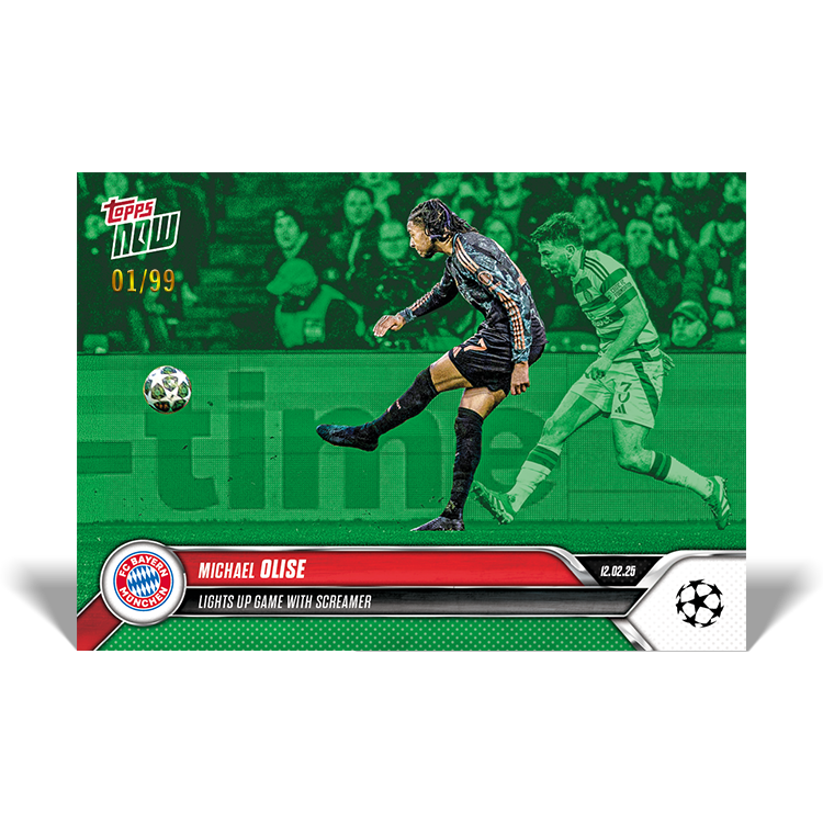 Michael Olise - Lights up game with screamer - 24/25 UCL Topps NOW Card 101 - PR: 175 - Image 5
