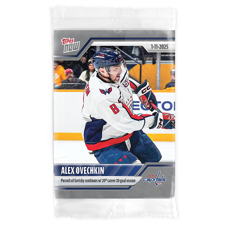 Alex Ovechkin - 2024-25 NHL Topps NOW - Sticker 86 - PR: 490