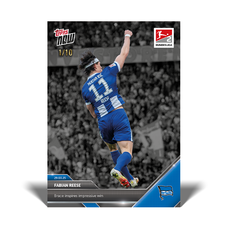 Fabian Reese - 2024-25 Bundesliga Topps NOW Card 154 - PR: 320 - Image 5