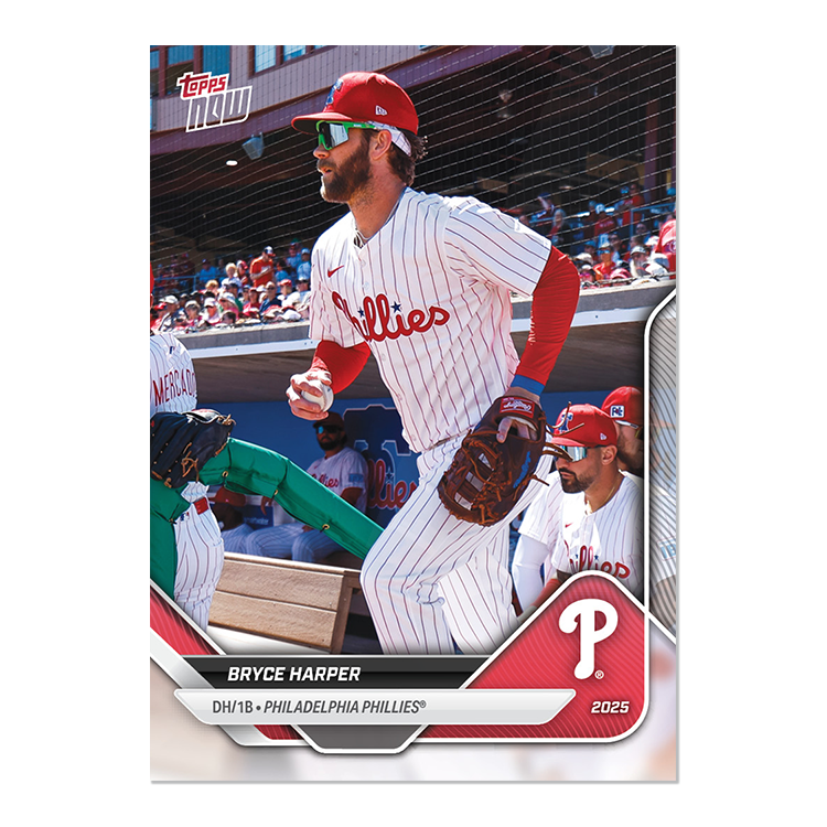 Alternative view of 2025 Philadelphia Phillies MLB Topps NOW Road To Opening Day 11-Card Team Set - PR: 899