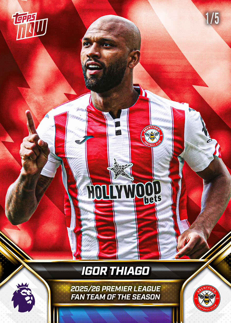 Premier League Team of the Season - Premier League Topps NOW 12-Card Set - Image 6