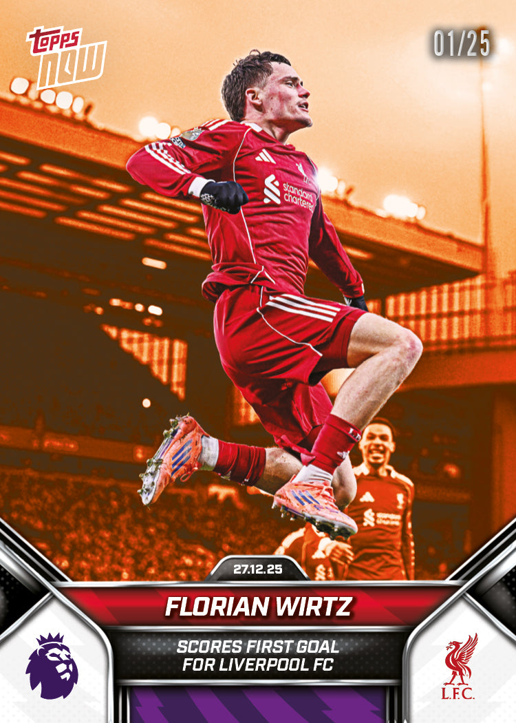 Florian Wirtz - 2025-26 Premier League Topps NOW - Card 89 - PR: 2347 - Image 5