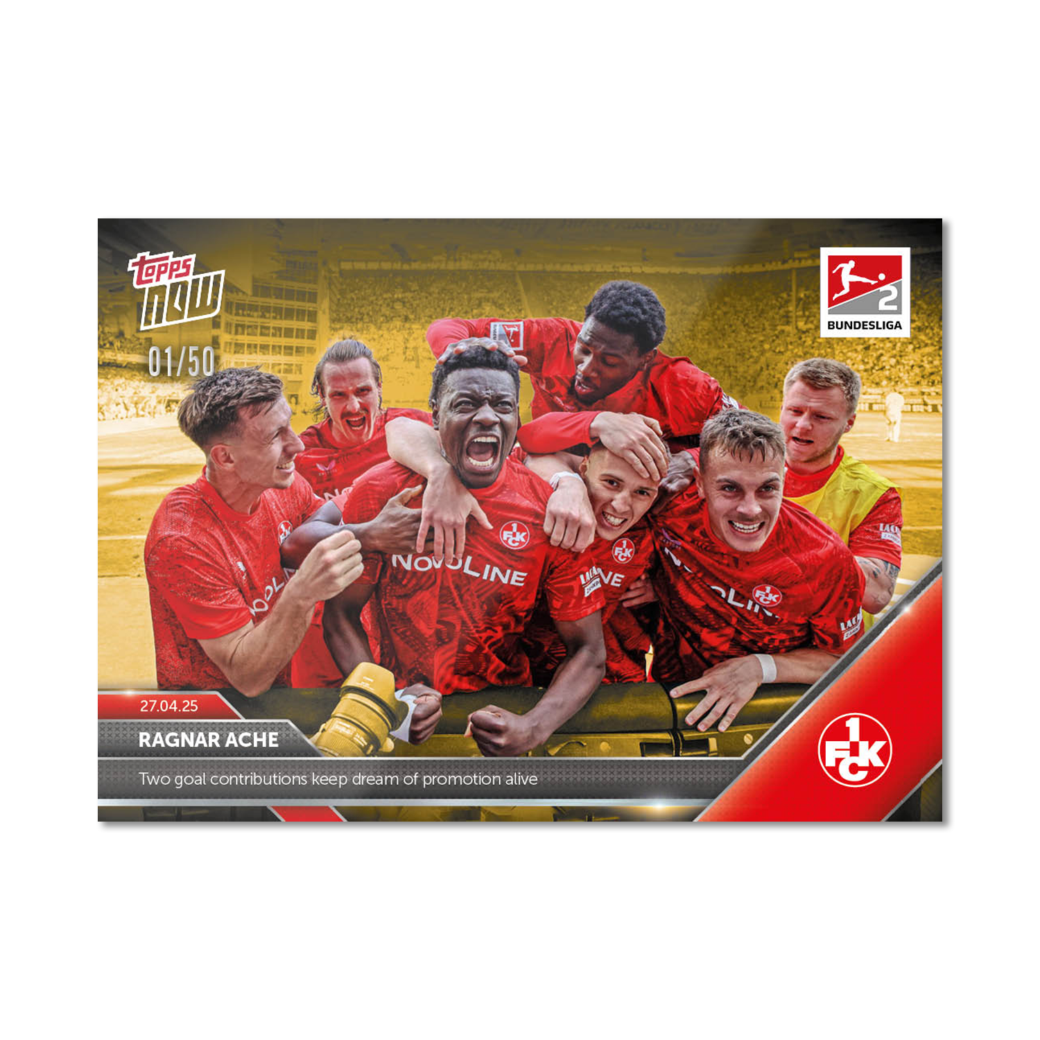 Ragnar Ache - 2024-25 Bundesliga Topps NOW Card 173 - PR: 141 - Image 7