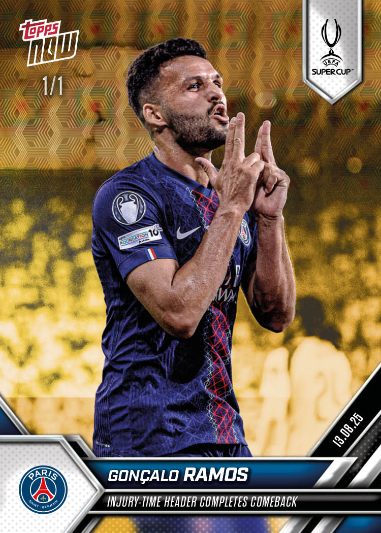 Gonçalo Ramos - 2025-26 UCL Topps NOW Card 3 - PR: 303 - Image 2