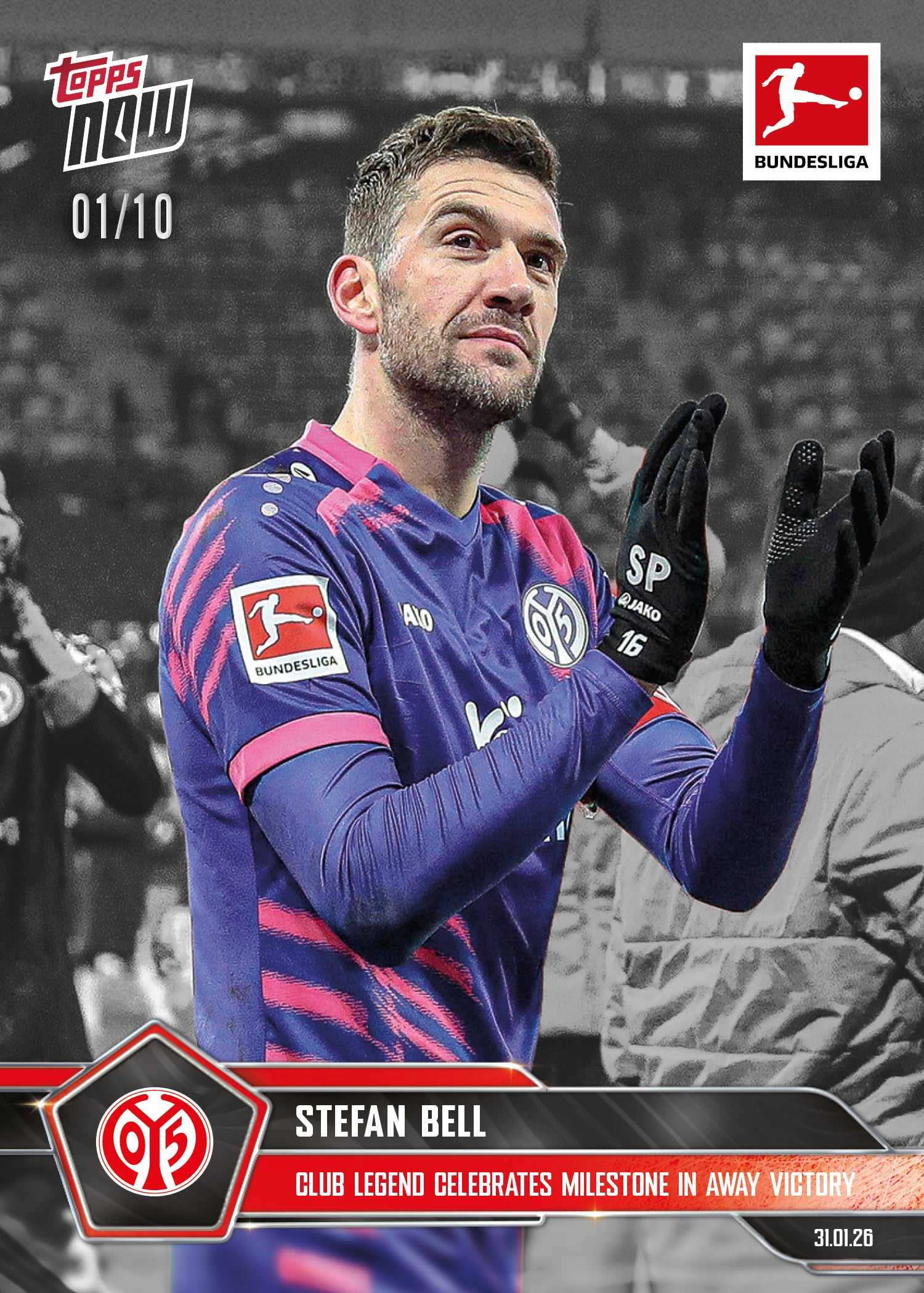 Stefan Bell - 2025-26 Bundesliga Topps NOW - Card 112 - PR: 89 - Image 4