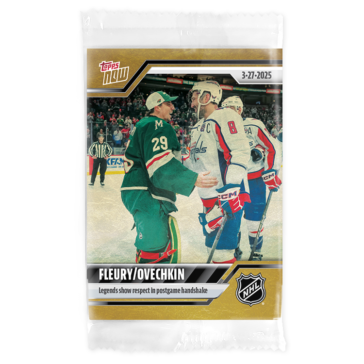Fleury/Ovechkin - 2024-25 NHL Topps NOW - Sticker # 144 Pack - PR: 620 - Image 2