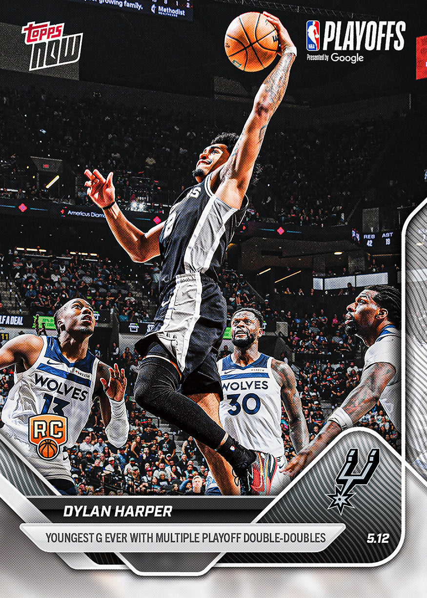 Dylan Harper - 2025-26 NBA Topps NOW - Card 309 - PR: 3866