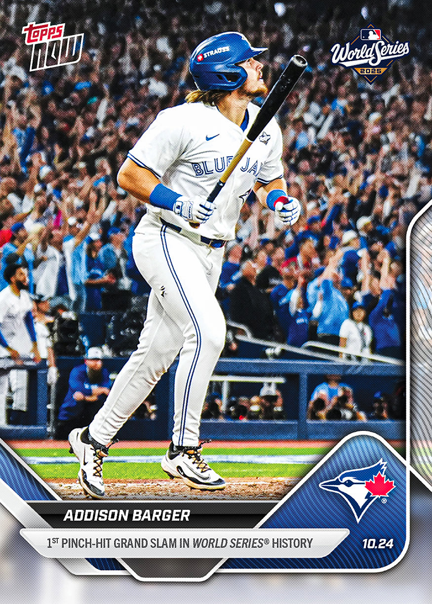 Addison Barger - 2025 MLB Topps NOW - Card 897 - PR: 4293