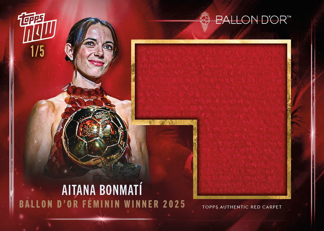 Aitana Bonmatí - 2025 Ballon d'Or Topps NOW - Card 2 - LOOK FOR RELICS & AUTO - PR: 2839 - Image 4