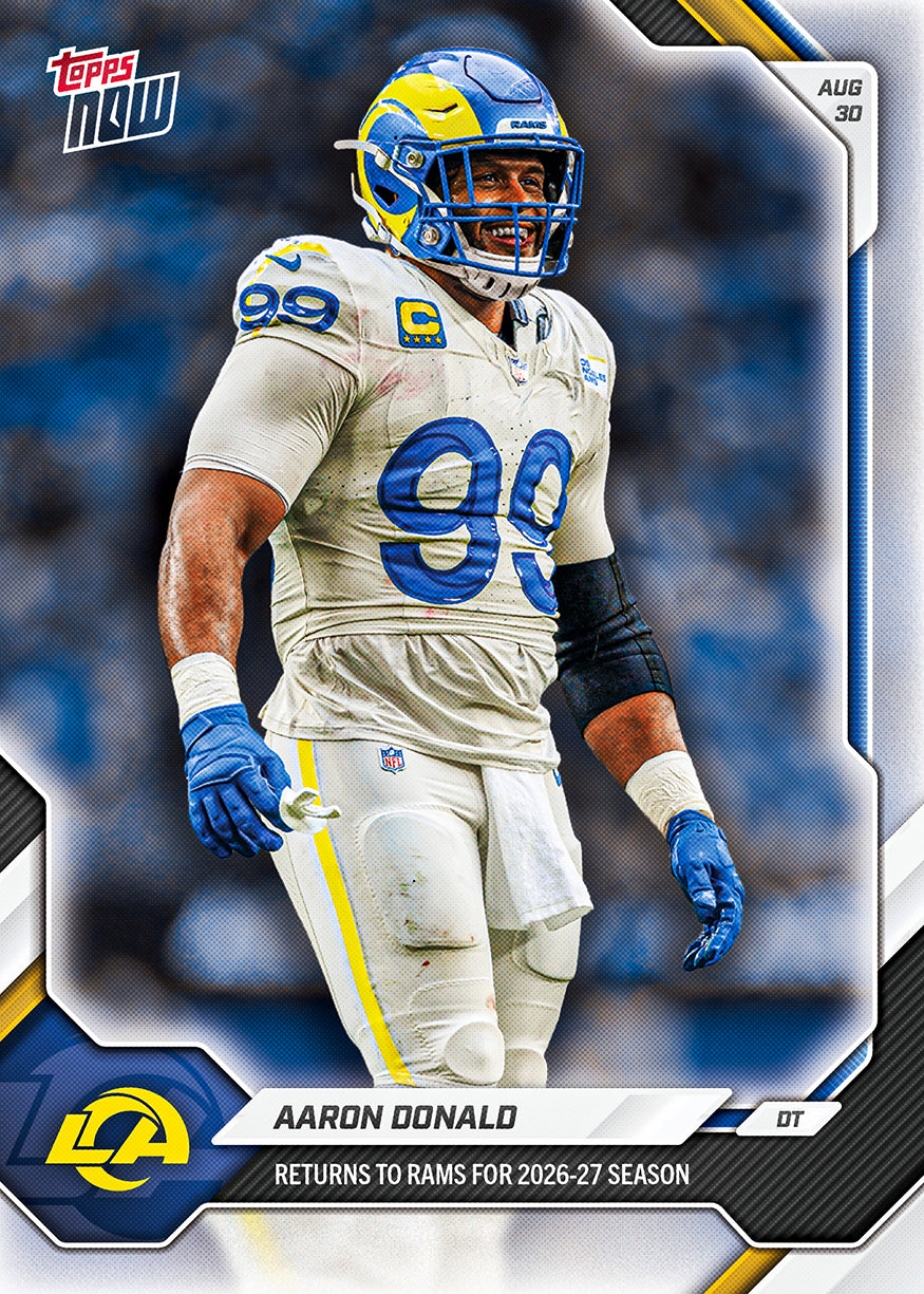 Aaron Donald - 2026 NFL Topps NOW - Card OS05 - PR: 17401