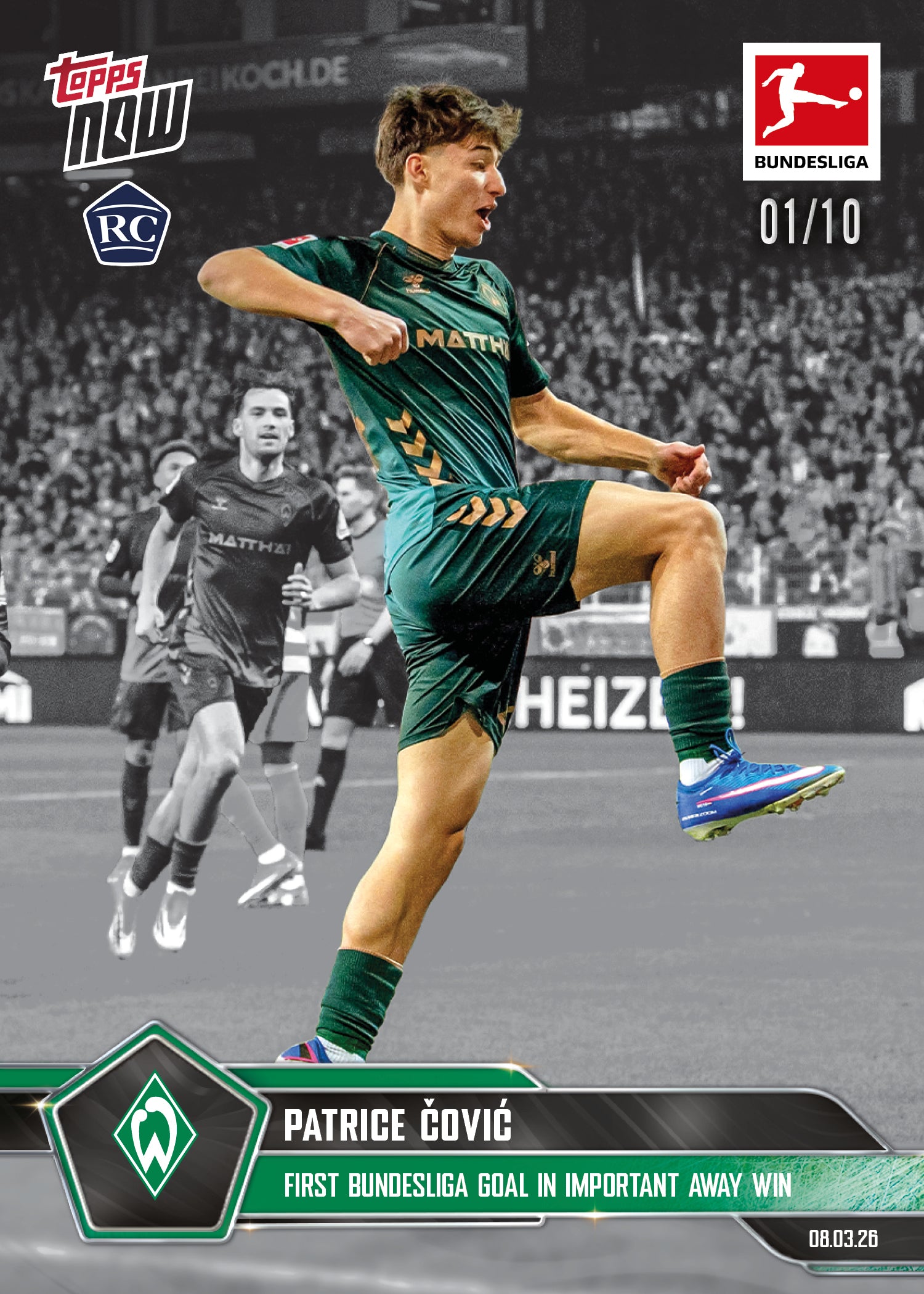 Patrice Čović- 2025-26 Bundesliga Topps NOW - Card 145 - PR:742 - Image 4