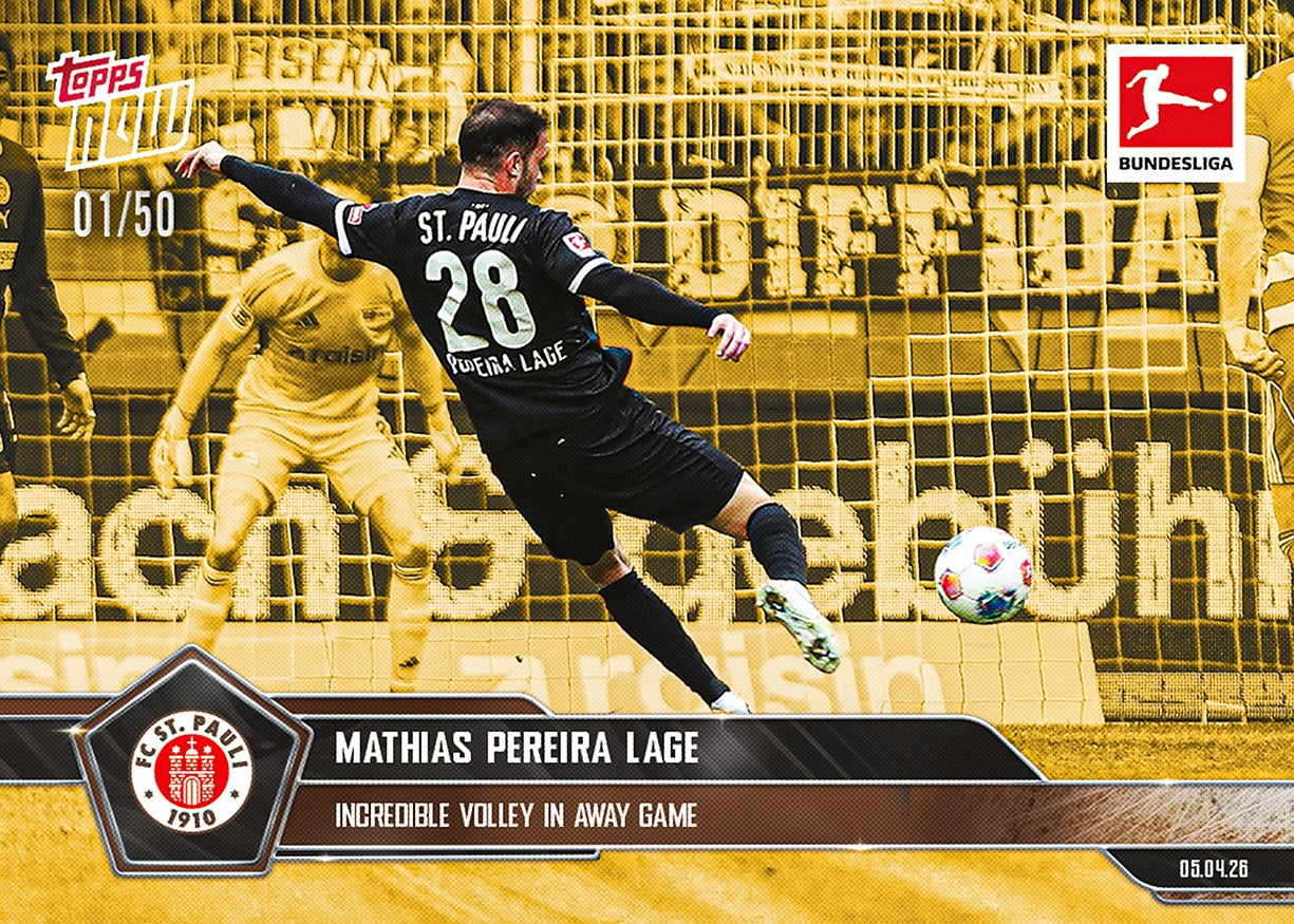 Mathias Pereira Lage - 2025-26 Bundesliga Topps NOW - Card 162 - PR: 294 - Image 6