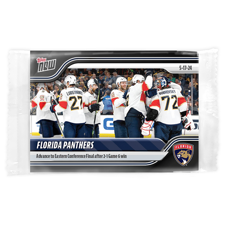 Florida Panthers - 2023-24 NHL TOPPS NOW - Sticker #202 Pack - PR: 123