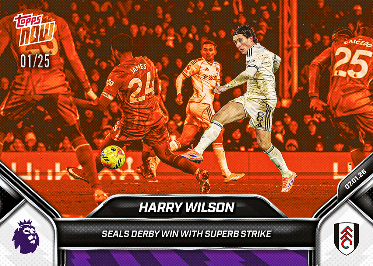 Harry Wilson - 2025-26 Premier League Topps NOW - Card 107 - PR: 220 - Image 5