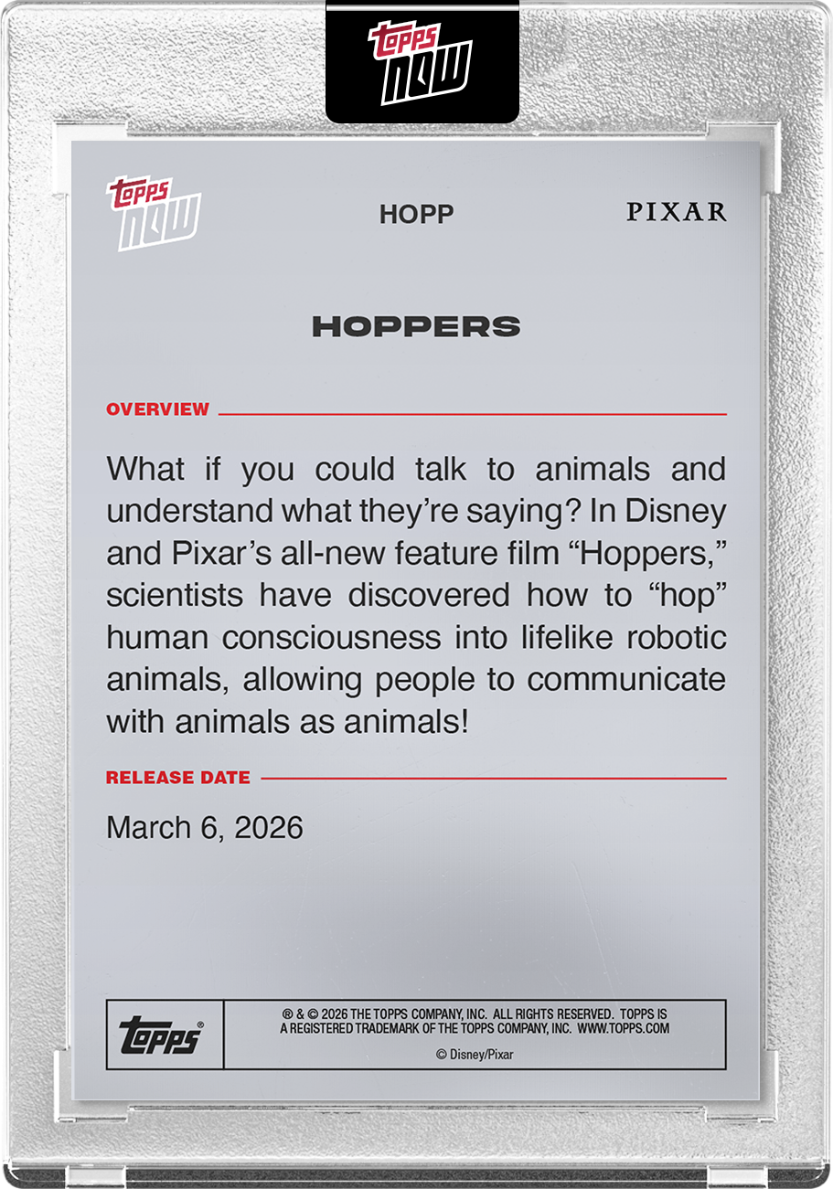 2026 Disney Topps NOW Hoppers - PR: 3592 - Image 4