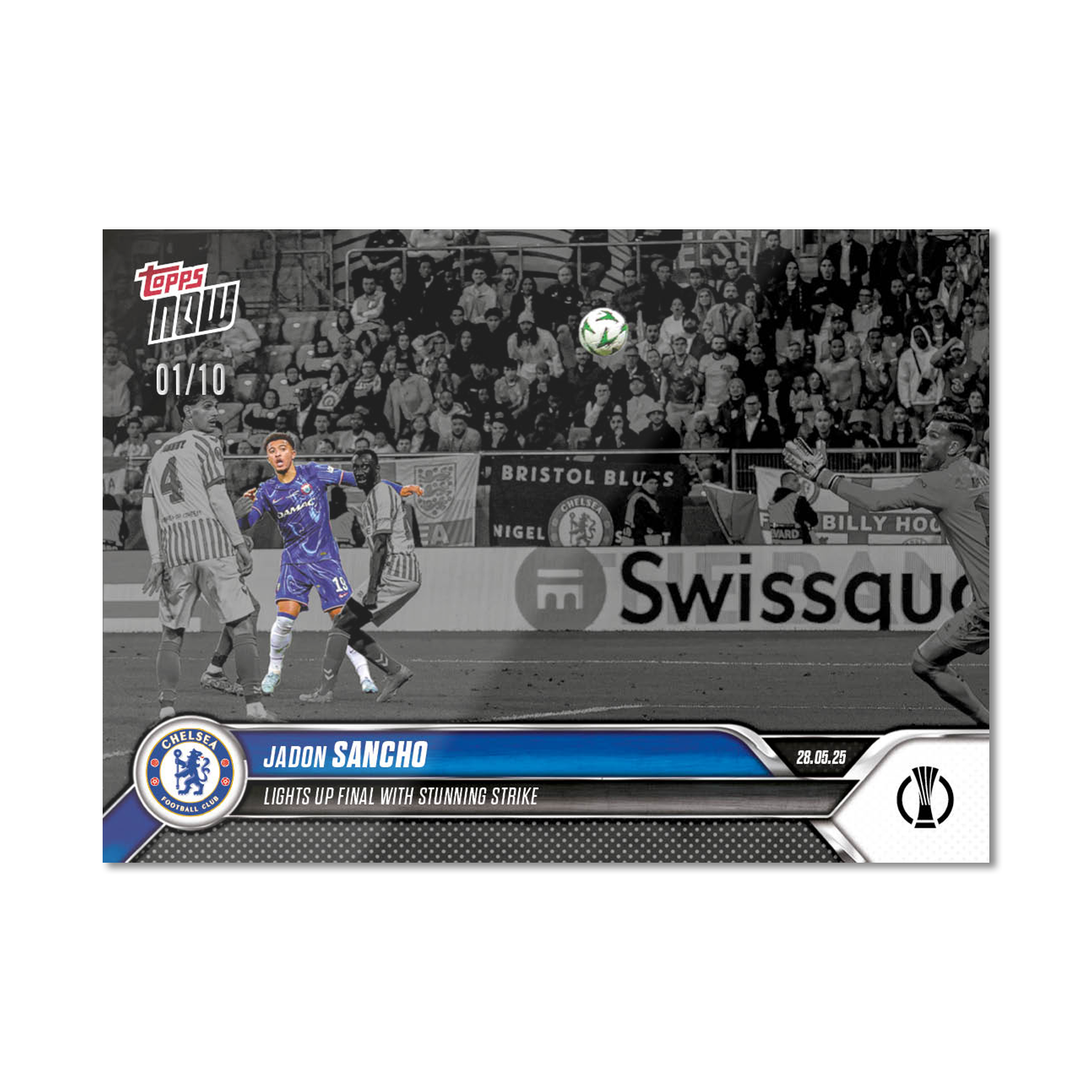 Jadon Sancho - 2024-25 UECL Topps NOW - Card 14 - PR: 334 - Image 4