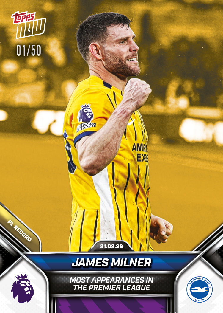 James Milner - 2025-26 Premier League Topps NOW - Card 141 - PR: 559 - Image 6