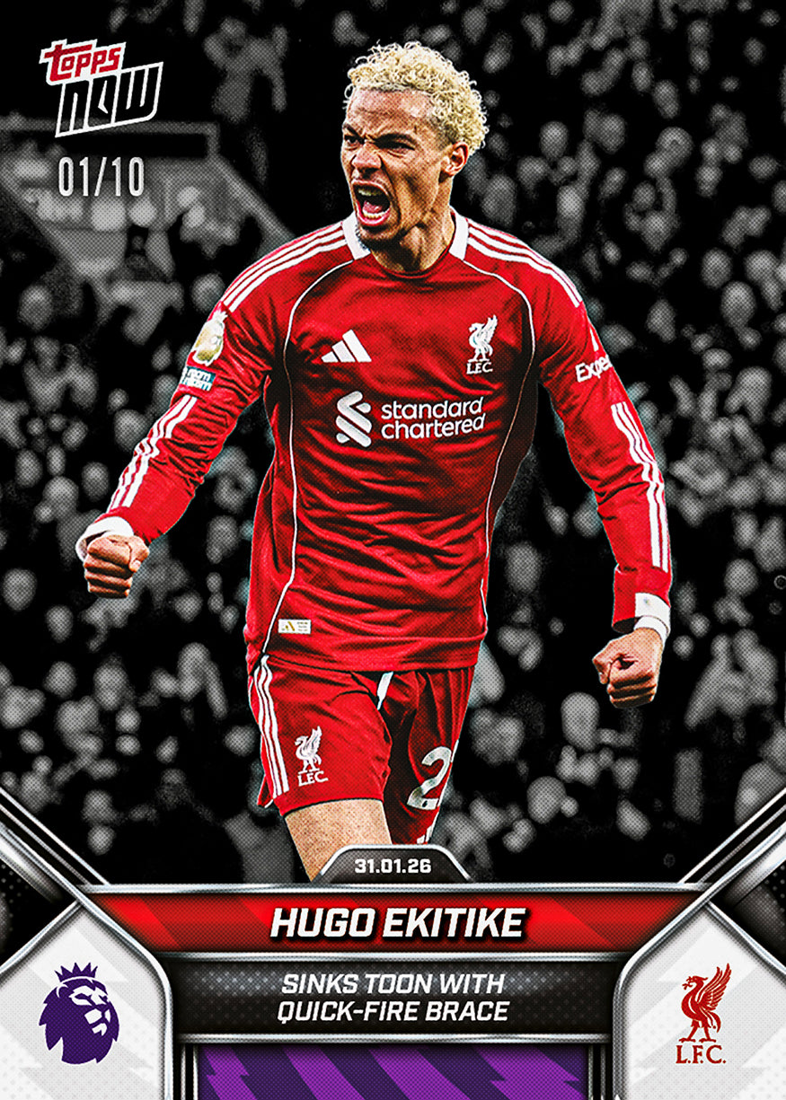 Hugo Ekitike - 2025-26 Premier League Topps NOW - Card 121 - PR: 906 - Image 4