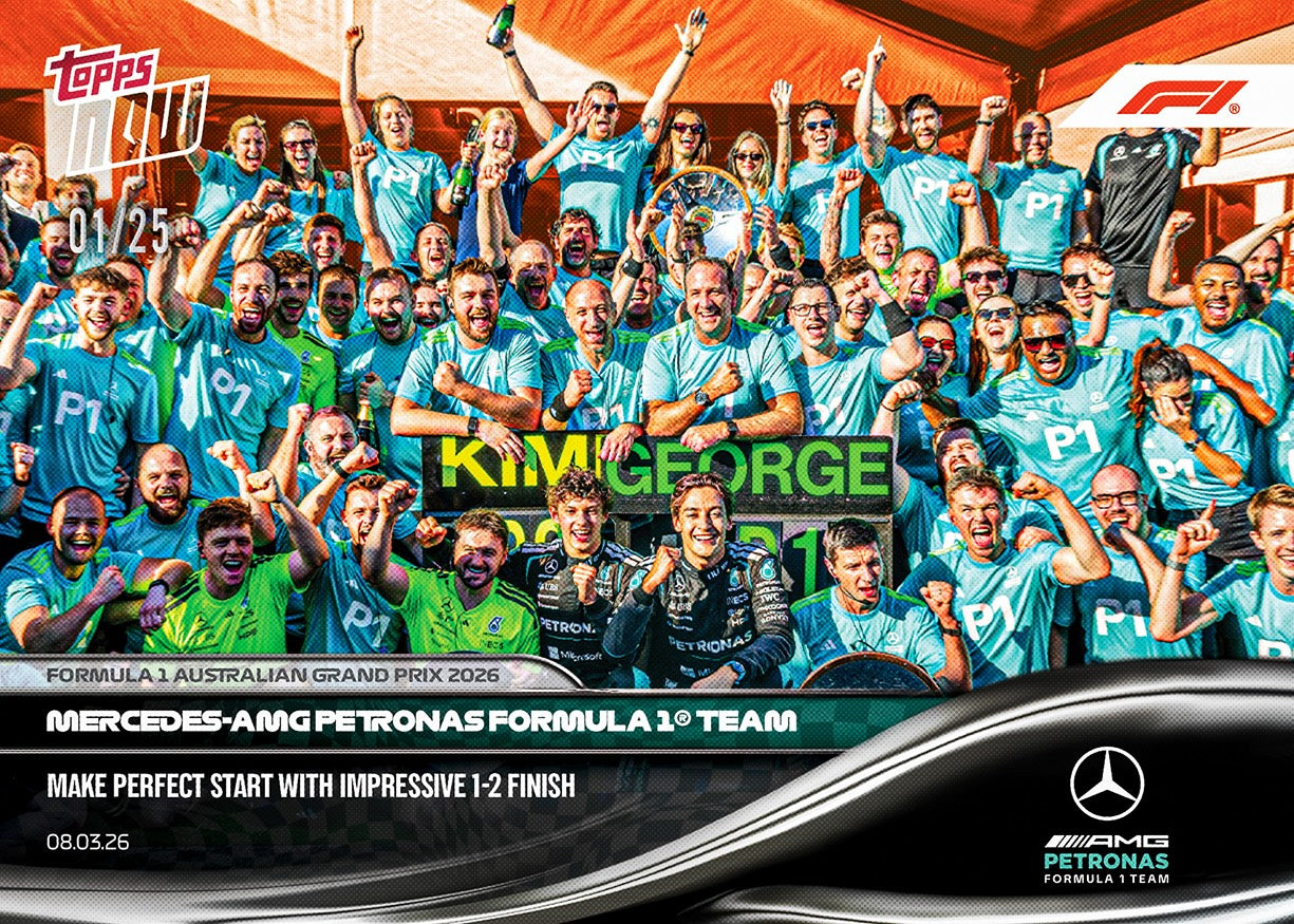 Mercedes-AMG PETRONAS Formula One Team - 2026 Formula 1 Topps NOW - Card 15 - PR: 2144 - Image 5