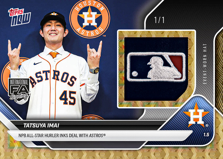 Tatsuya Imai - 2025 MLB Topps NOW - Card OS-12 - PR: 7300 - Image 2