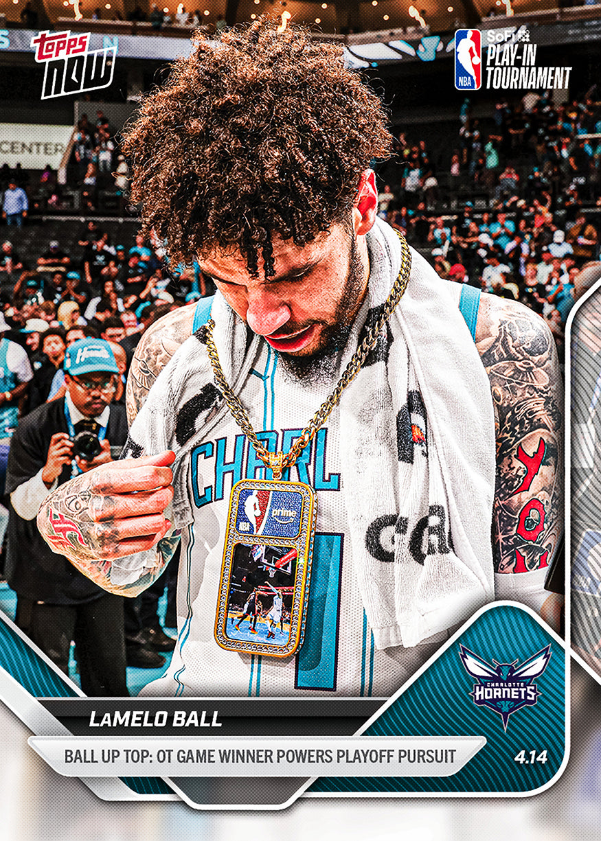 LaMelo Ball - 2025-26 NBA Topps NOW - Card 257 - PR: 2155 - Image 2