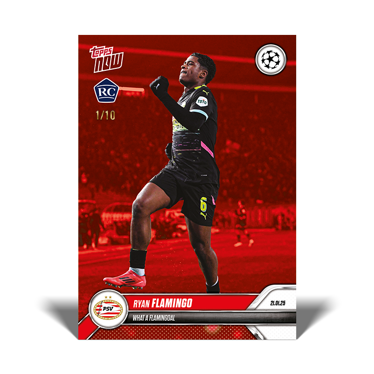 Ryan Flamingo - What a Flamingoal - 24/25 UCL Topps NOW Card 78 - PR: 203 - Image 3