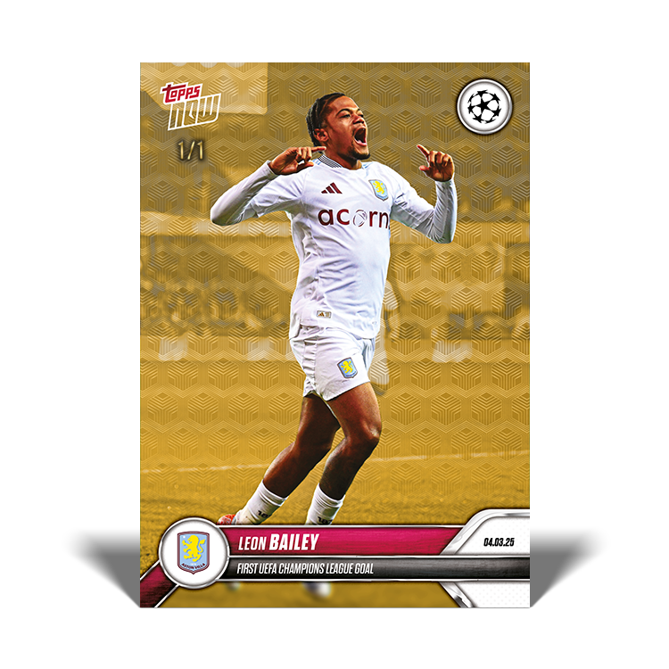 Leon Bailey - 2024-25 UCL Topps NOW Card 111 - PR: 168 - Image 6