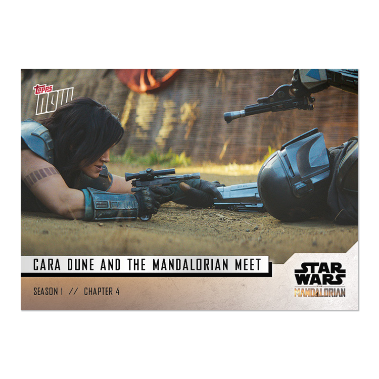 Star Wars: The Mandalorian TOPPS NOW 5-Card Pack - S1 : Chapter 4 - Print Run: 1004 - Image 4