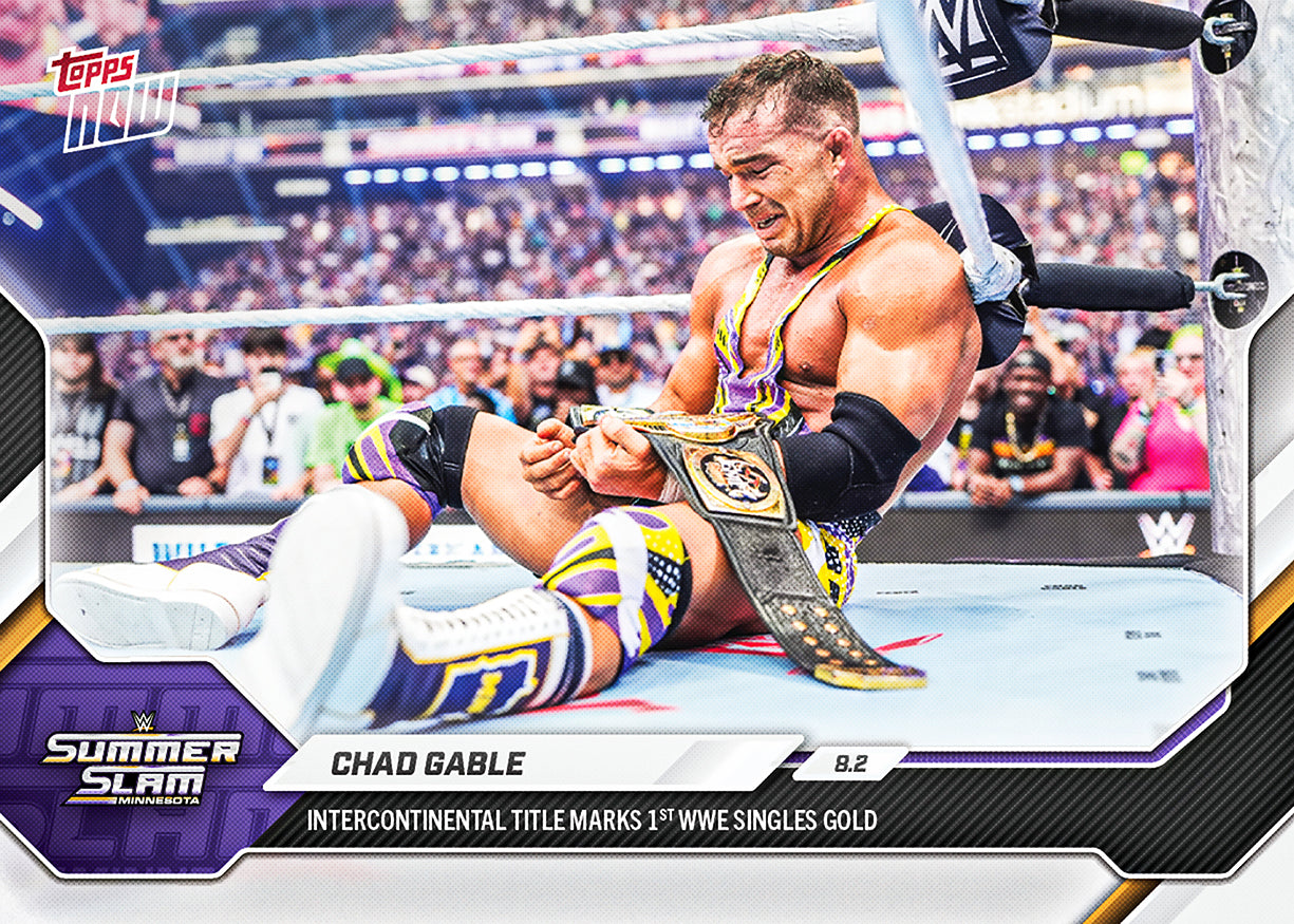 Chad Gable - 2026 WWE Topps NOW - Card 83 - PR: 1223 - Image 2